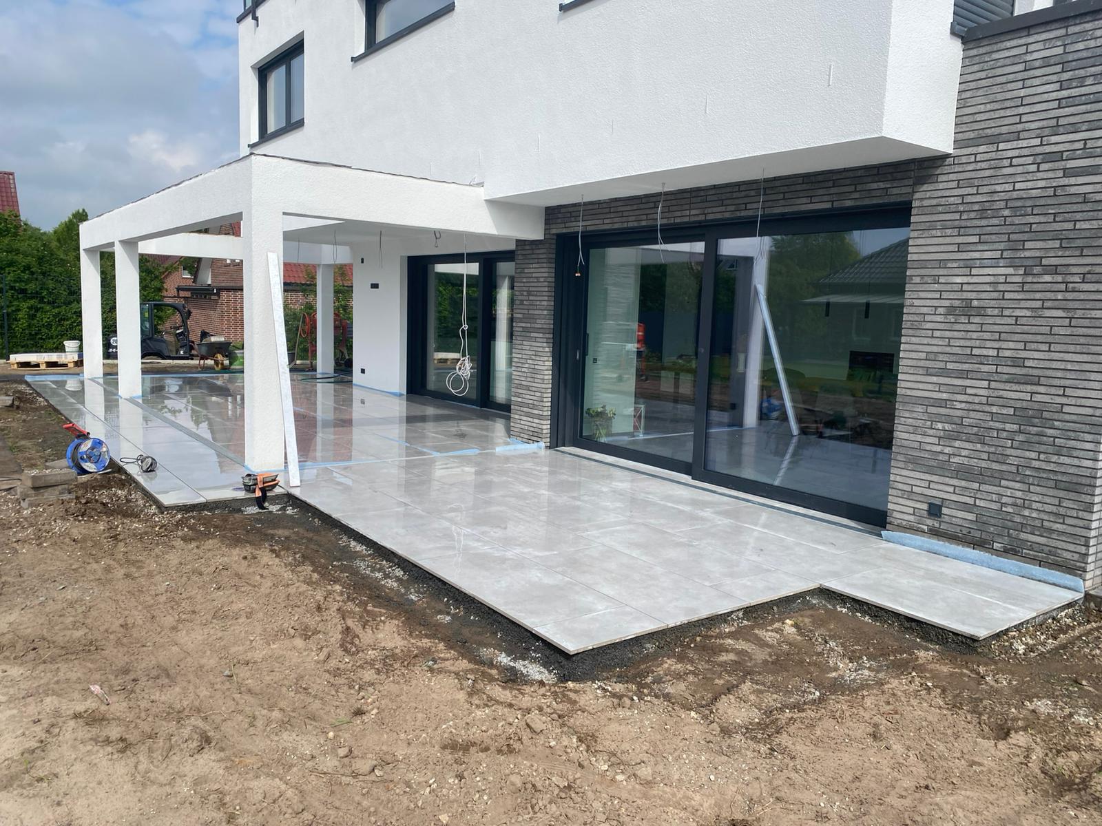 Terrassenbau in Umsetzung